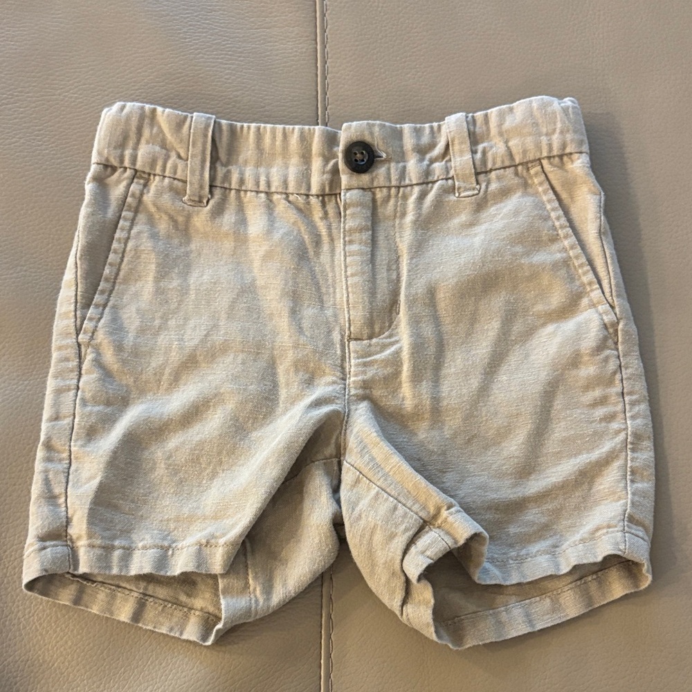 Janie and Jack Tan Kids Shorts